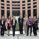 Eine BORG Delegation im Europaparlament